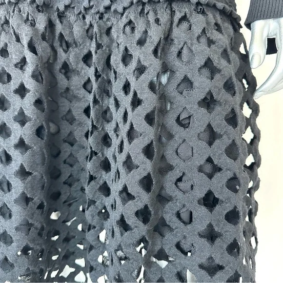 CHANEL black dress Cosmopolite Paneled Knit size 46FR or XL Authentic 5800$